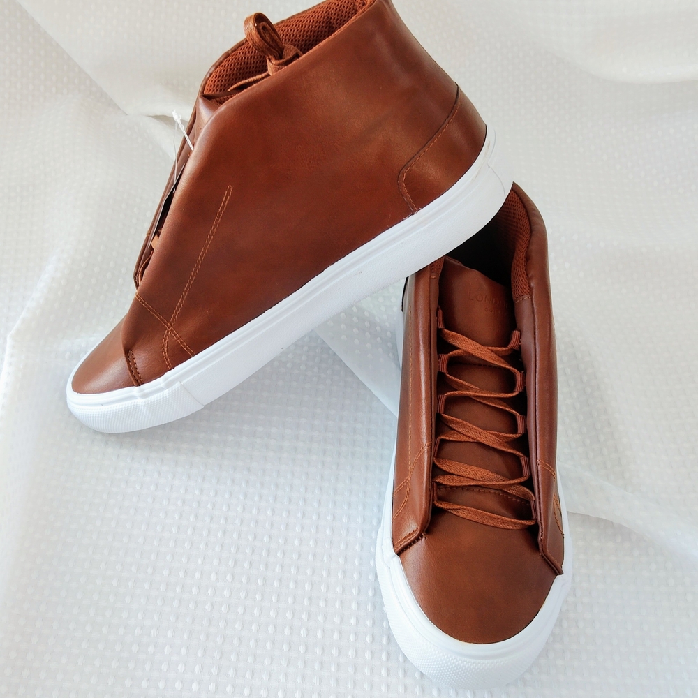 London Fog Dorance Cognac Sneakers Mens 10.5